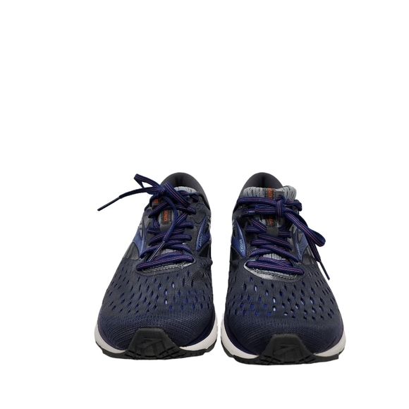 Brooks Men\'s Transcend 6 Running Shoes Ebony/Blue/Mandarin - 8 main image 9